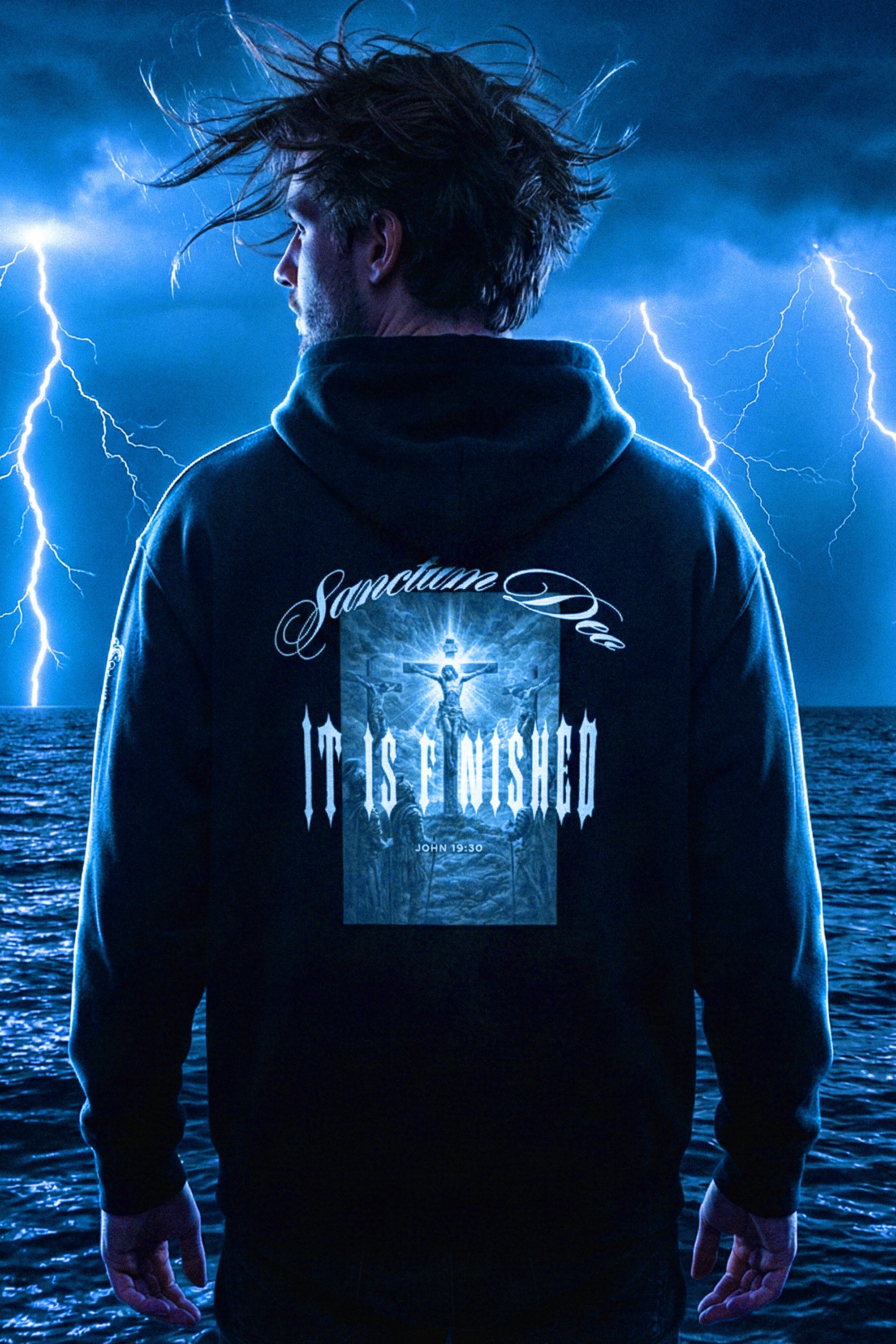 It Is Finished - Oversized Hoodie - Black